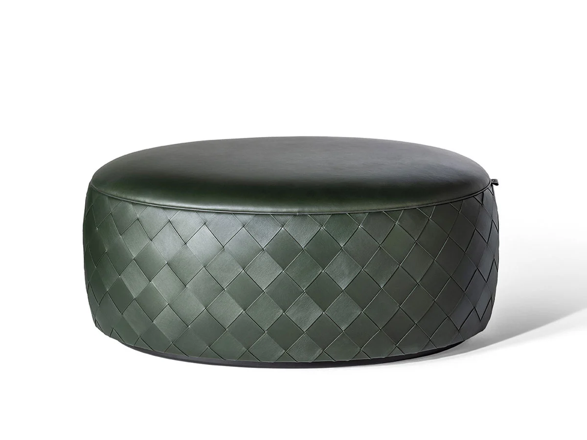 Poltrona Frau Grant De Luxe Pouf - 90x64 / Soul Stevie