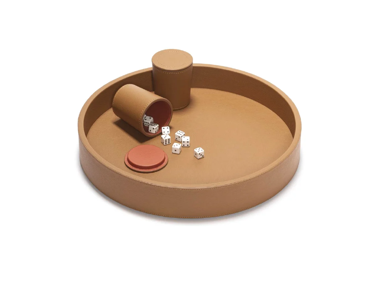 Poltrona Frau Games Collection - Set di dadi + Vassoio