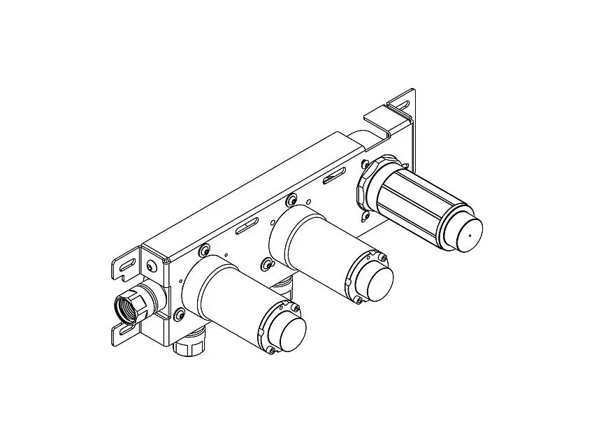 CEADESIGN PWF04 - Parte da incasso per gruppo miscelatore a parete