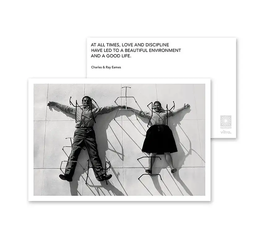Vitra Quotes Greeting Cards -  Cartolina Love and Discipline