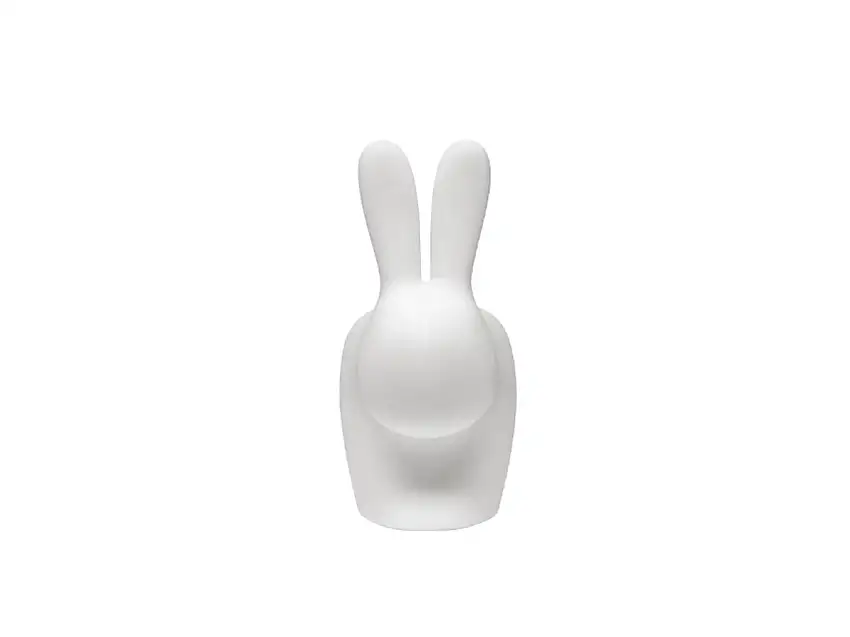 Qeeboo Rabbit Small LED - Lampada da Tavolo Portatile per Esterni