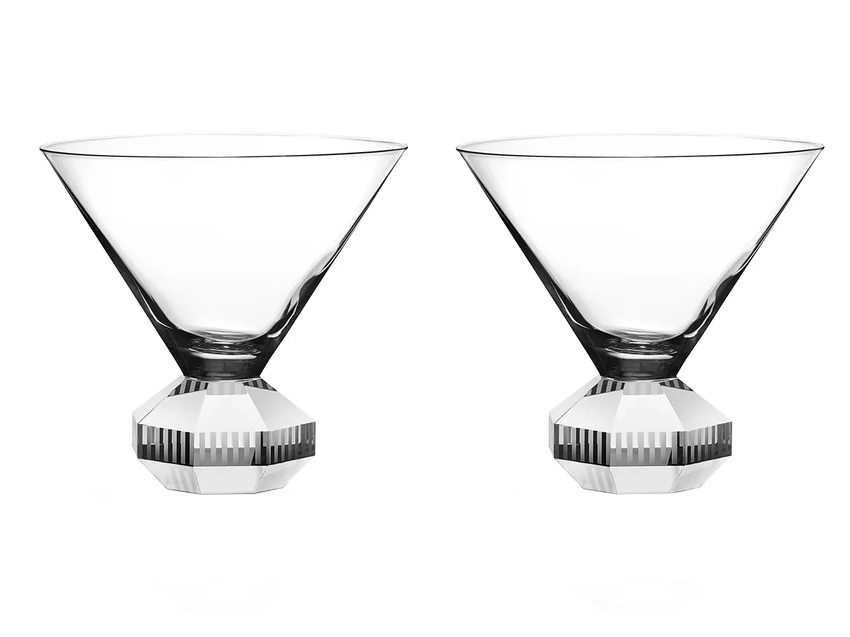 Reflections Copenhagen Chelsea Bicchiere da Cocktail in cristallo trasparente - Set di 2