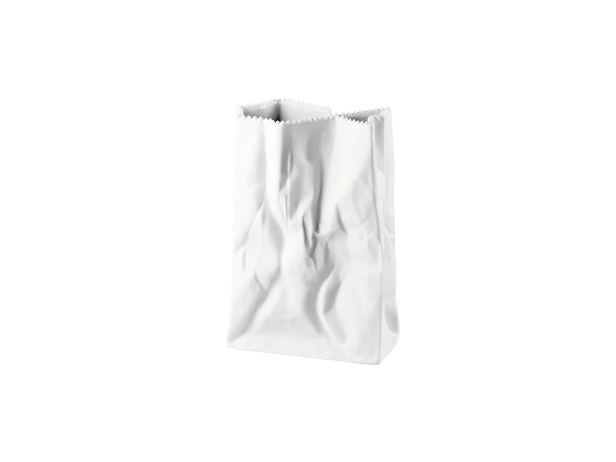 Rosenthal  Do Not Litter Weiss Matt - Vaso Sacchetto 18 cm