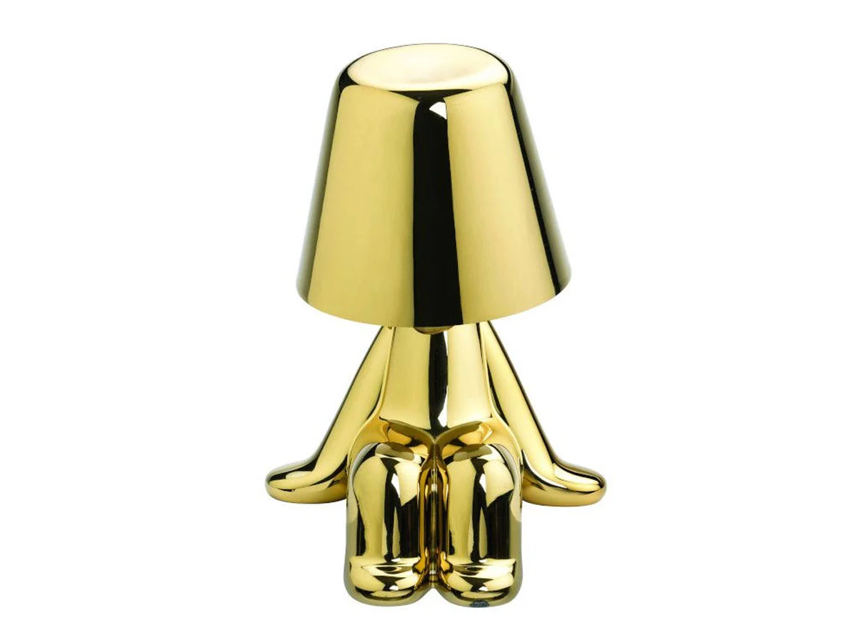 Qeeboo Golden Brothers - Sam Lampada da Tavolo