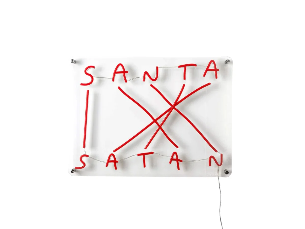 Seletti Santa Satan Lampada da Parete LED