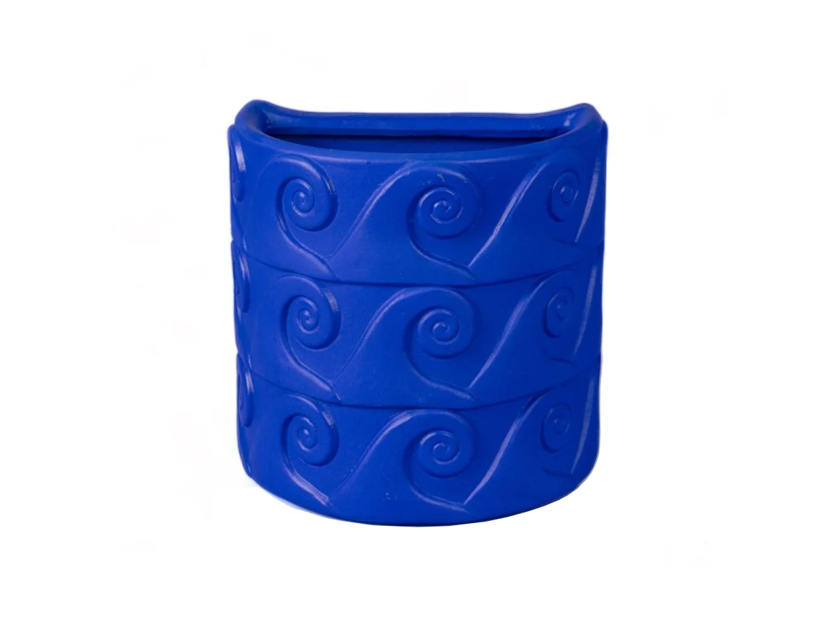 Seletti Magna Graecia Onde Vaso da Parete - Blu