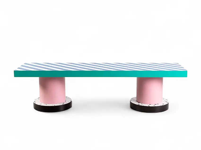 Seletti Superbench Blue Stripes - Panca