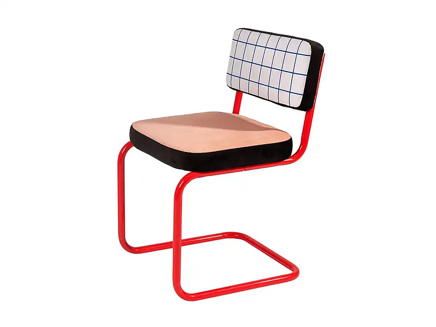 Seletti Superchair Blue Grid - Sedia