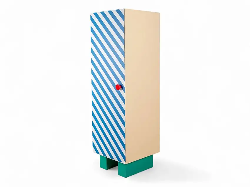 Seletti Supercloset Blue Stripes - Armadio