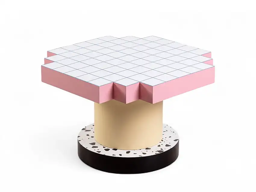 Seletti Supercoffee Table Blue Grid - Tavolino