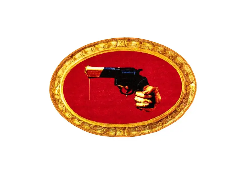 Seletti Toiletpaper Revolver Tappeto