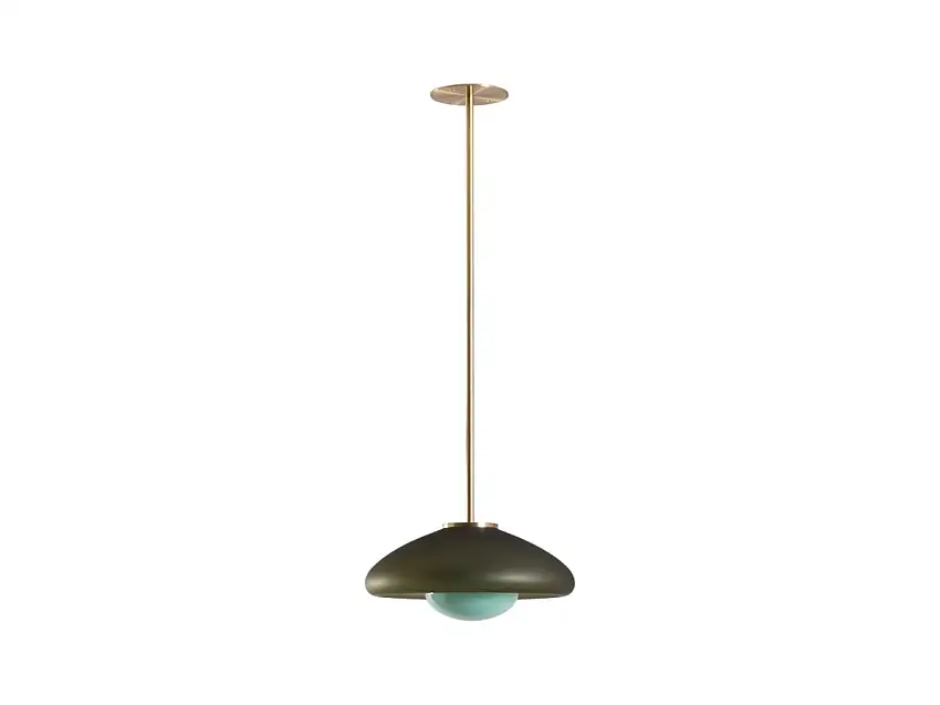 SkLO Pillow Lampada a Sospensione Grande - Ottone Spazzolato