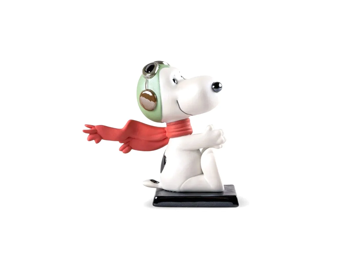 Lladró Snoopy Flying Ace Scultura