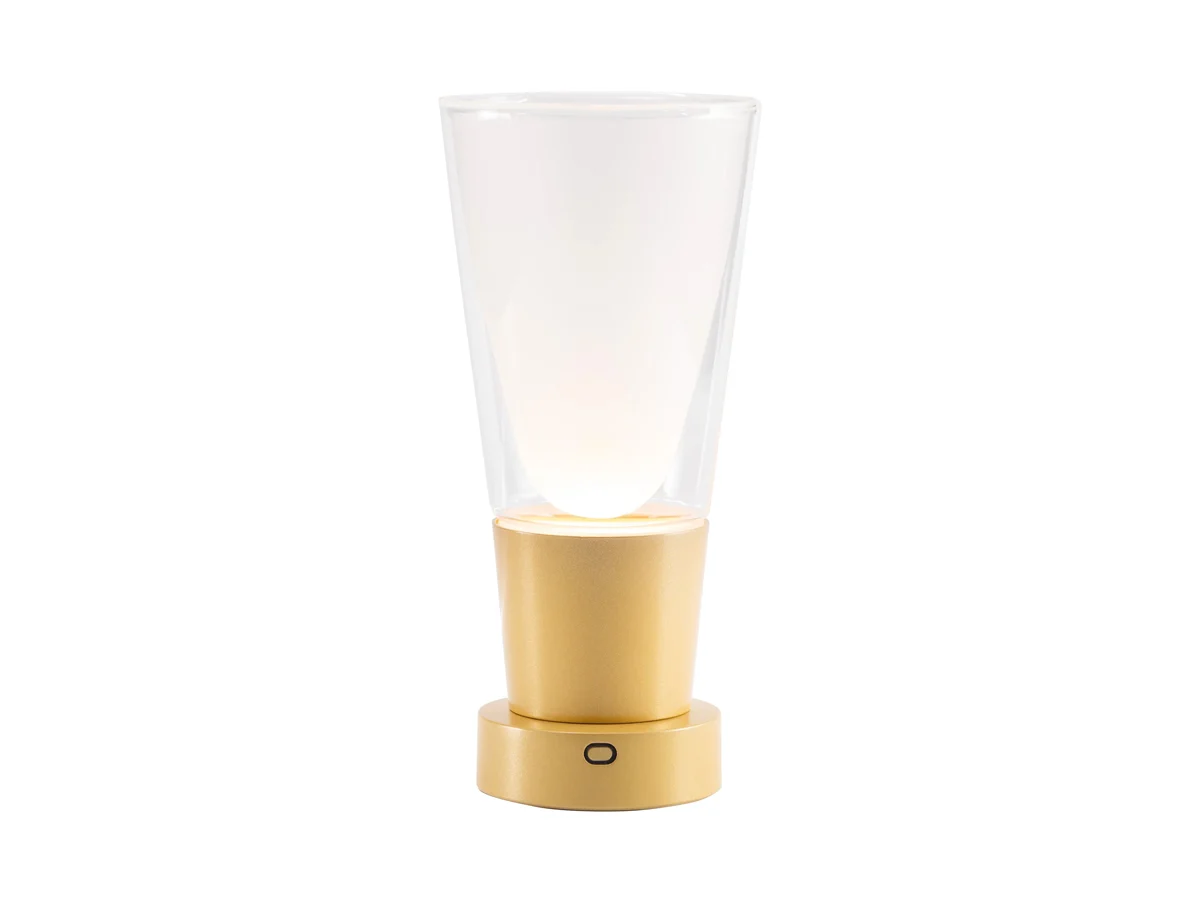 Zafferano Soffio Vase Lampada da Tavolo Portatile