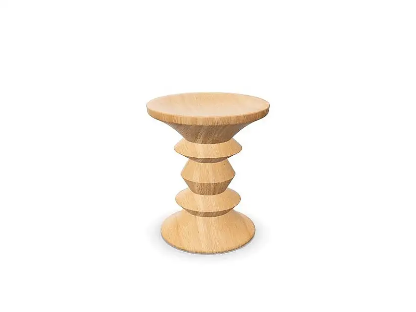 Vitra Stool Sgabello/Tavolino in castagno - Modello A