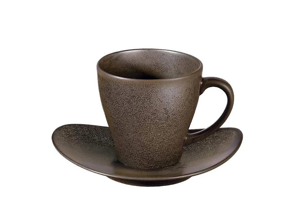 Asa Selection Cuba Tazza da Té con piattino - Marrone