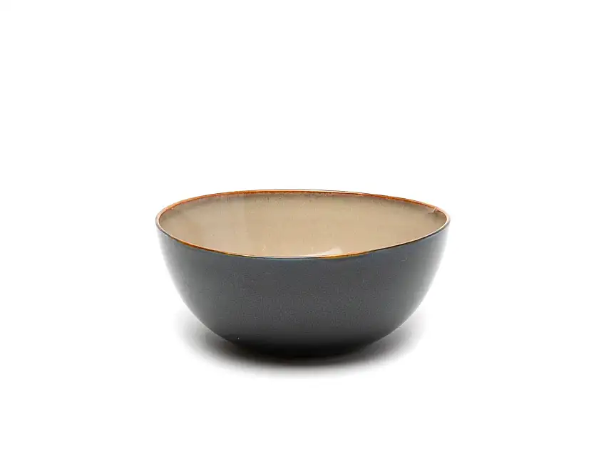 Serax Terres de Rêves Ciotola M - Misty Gray/Dark Blue