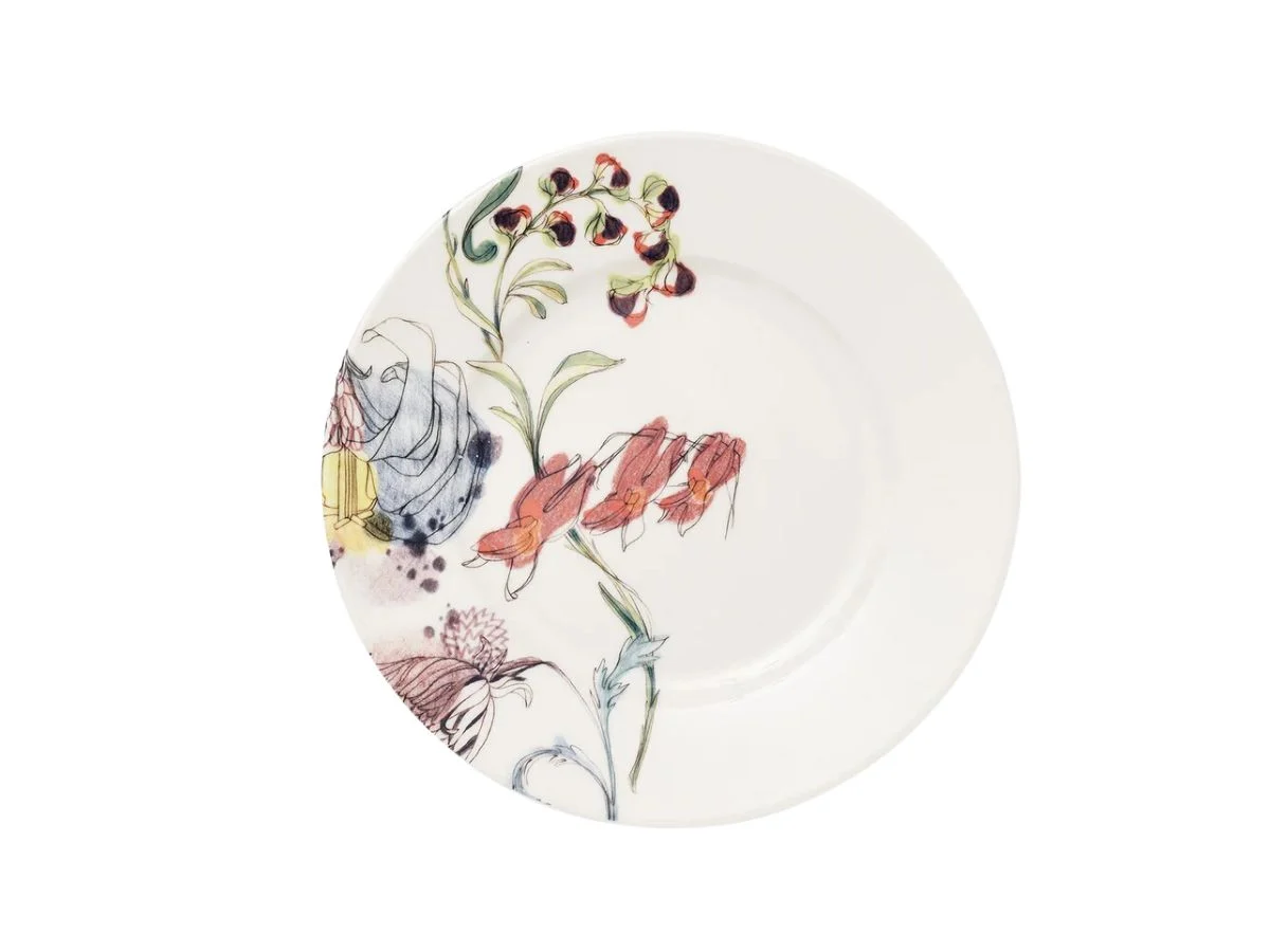 Francesca Colombo The Grandma’s Garden Piatto da Dessert “A”