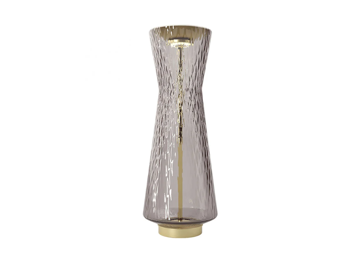 Venini Tiara Luce 840.16 Lampada da Tavolo - Talpa/Bronzo