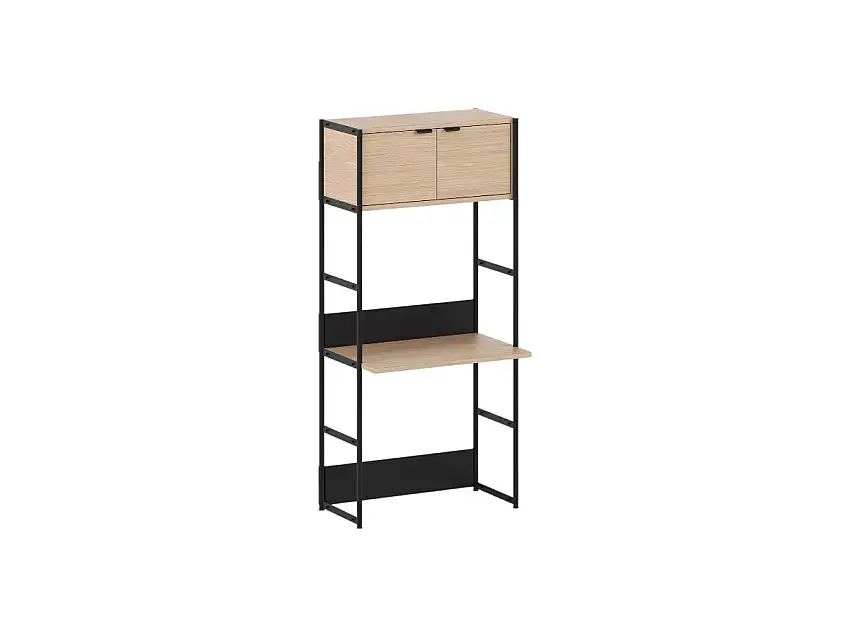 TipToe Unit Sistema scaffali da scrivania L. 84 cm - H. 180 cm con 1 Anta