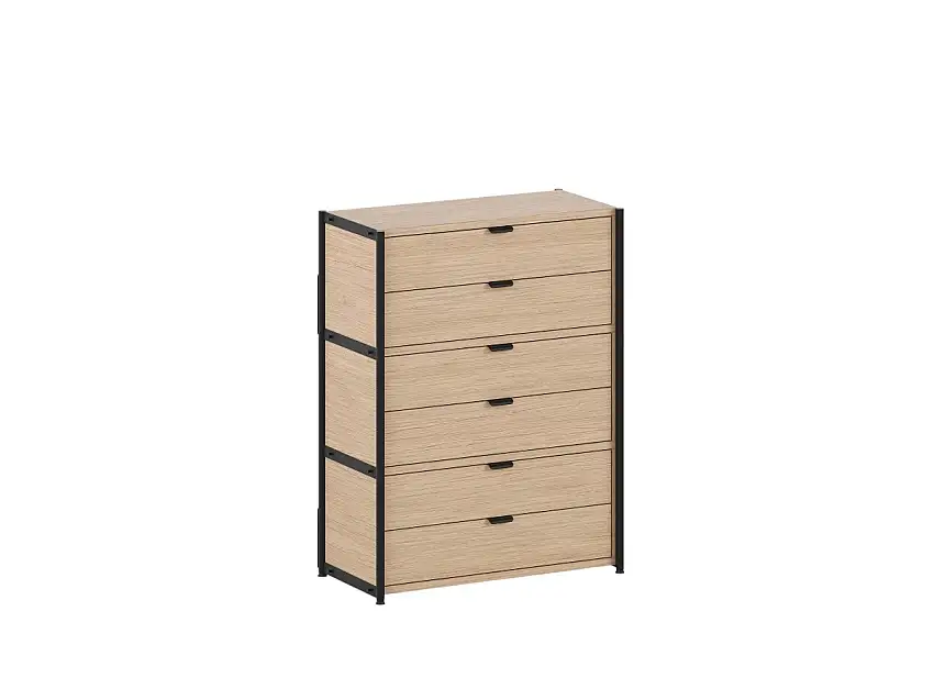 TipToe Unit Mensola Cassettiera 1 Colonna H. 110 cm