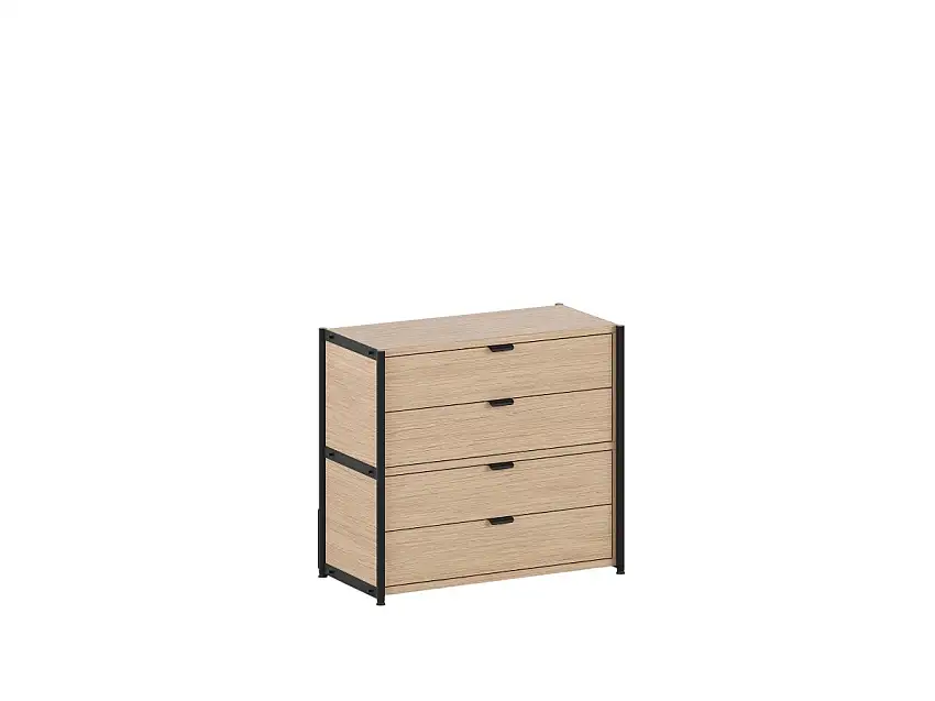 TipToe Unit Mensola Cassettiera 1 Colonna H. 75 cm