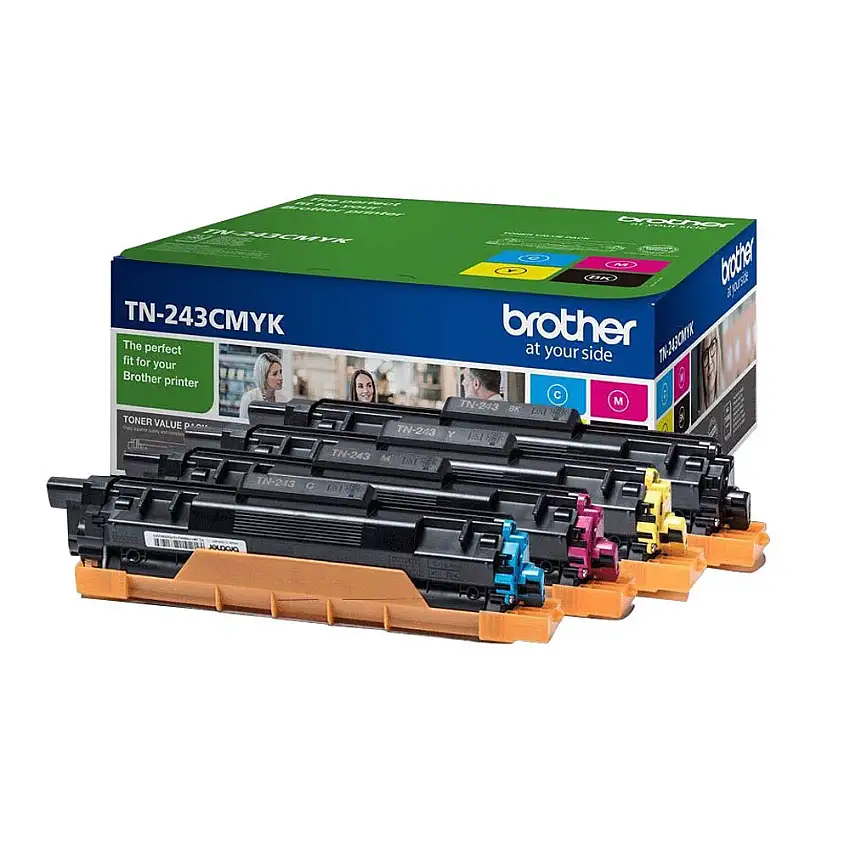 Brother TN-243CMYK cartuccia toner 1 pz Originale Nero, Ciano, Magenta, Giallo cod. TN-243CMYK