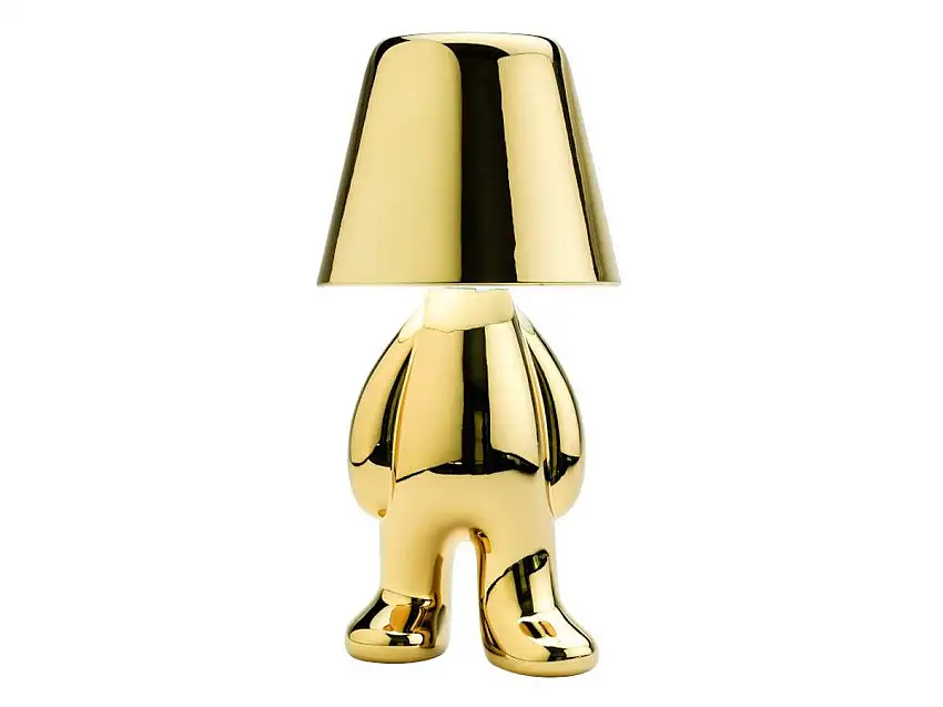 Qeeboo Golden Brothers - Tom Lampada da Tavolo
