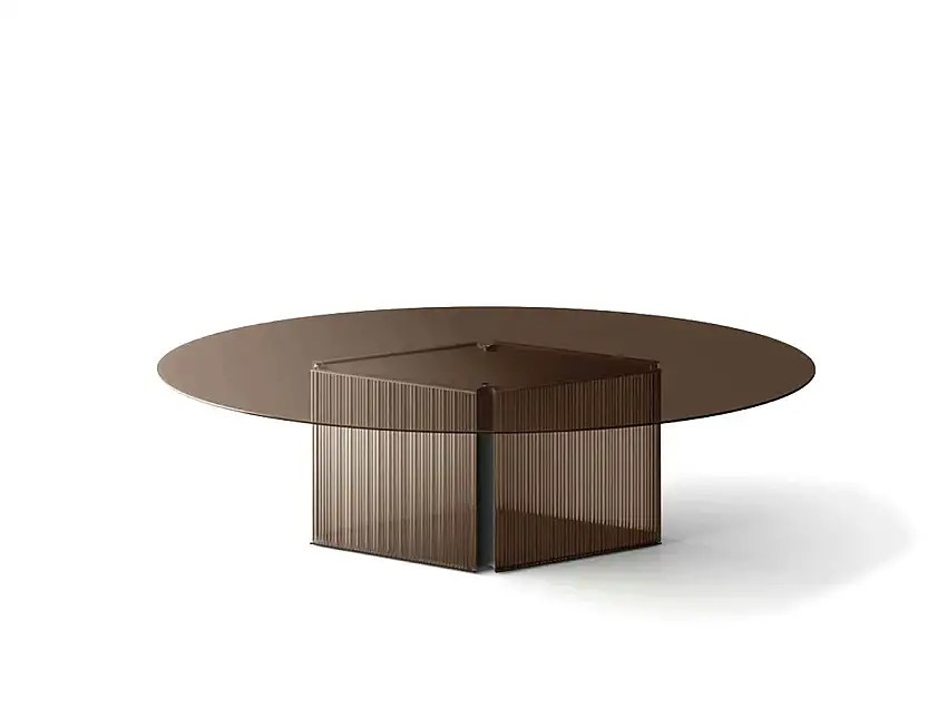Tonelli Bow - Tavolo Ovale T-Stripes L. 280 cm Bronze