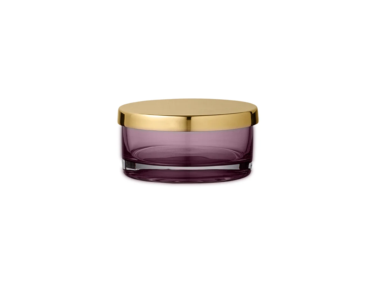 AYTM Tota Barattolo - Small con coperchio Rosa/Ottone