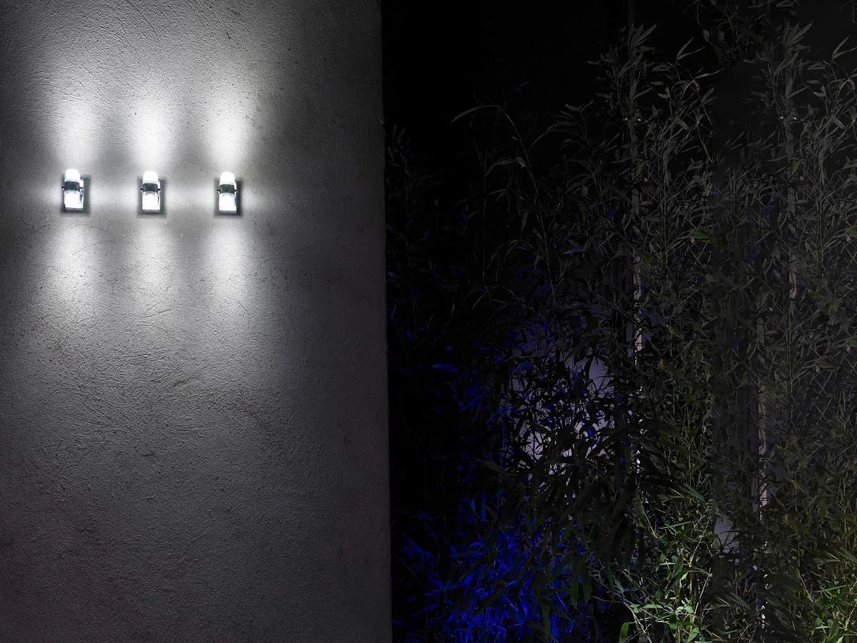 Antonangeli Twin-Led Lampada da Parete Outdoor