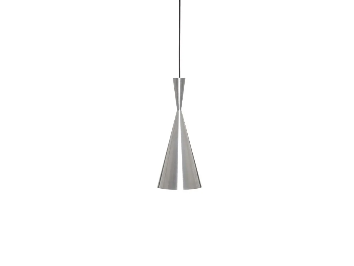 Tom Dixon Beat Shade Tall Unbeaten Aluminium LED - Lampada a sospensione