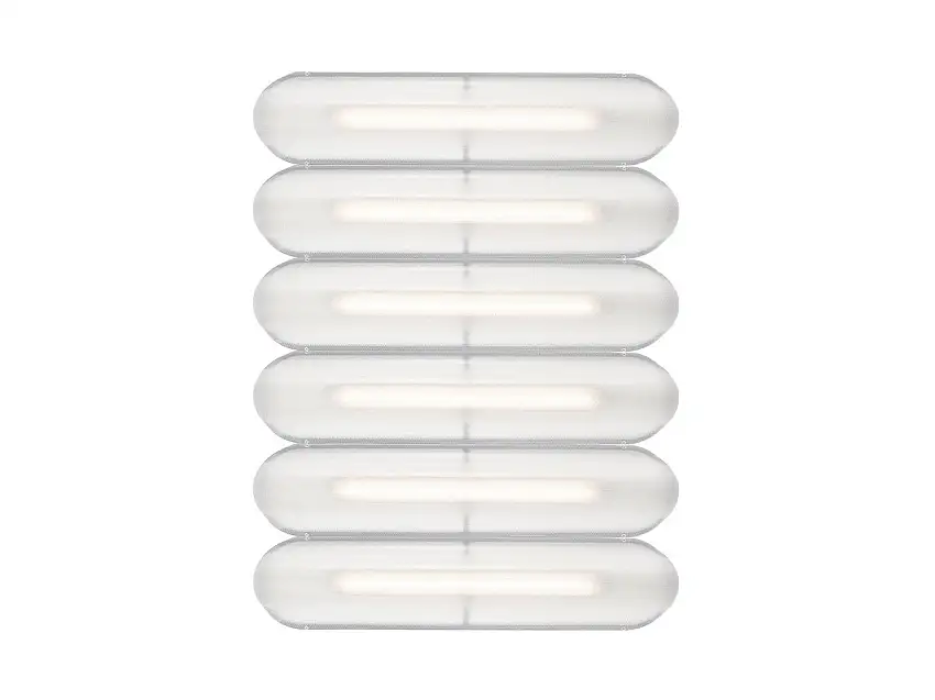A-N-D Vale System 6 Lampada da Parete/Soffitto Side to Side - Orizzontale
