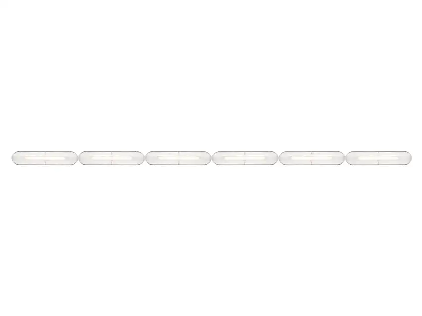 A-N-D Vale System 6 Lampada da Parete/Soffitto End to End - Orizzontale
