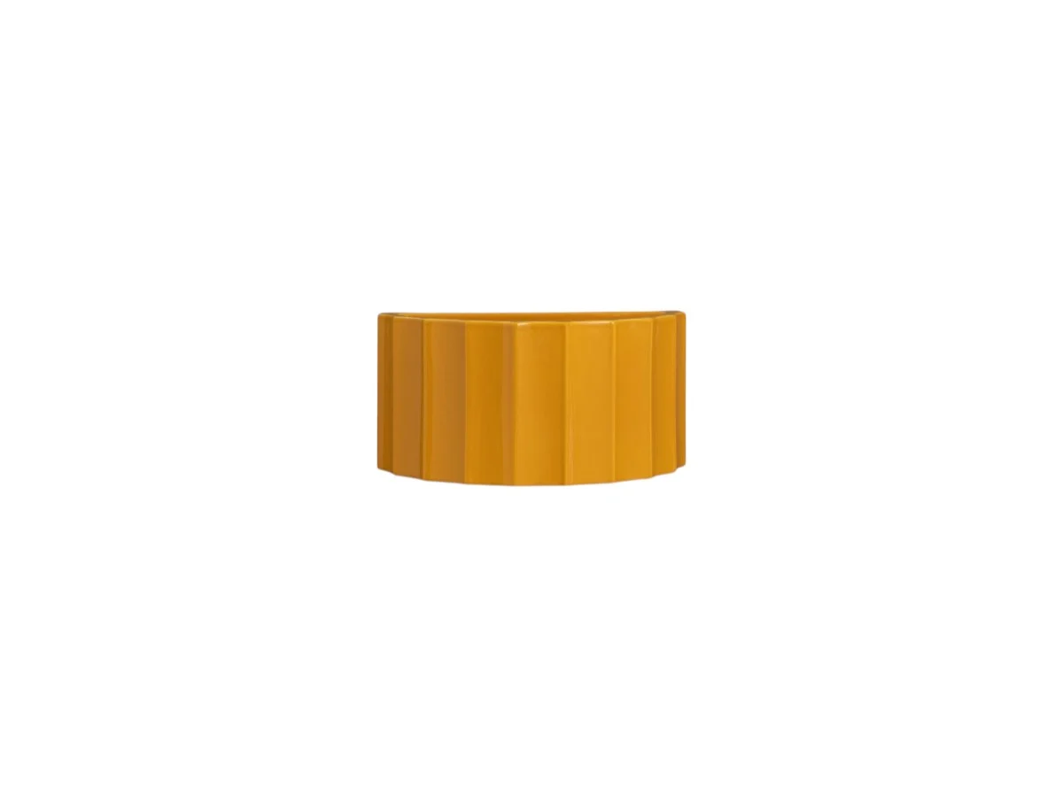 Bitossi Ceramiche Torsi Vaso da Parete Semicilindrico H 15 cm