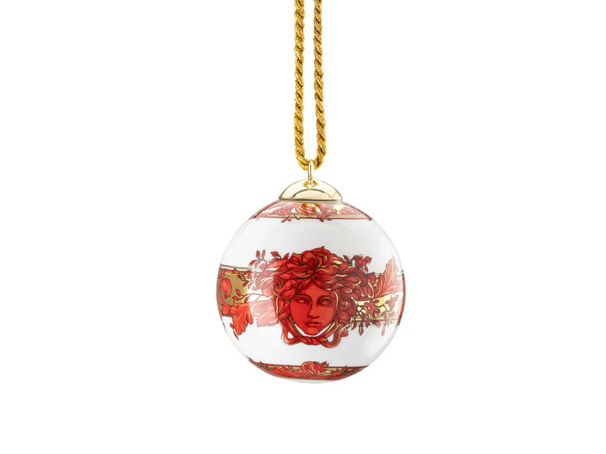 Versace Medusa Garland Ornamento - Rosso