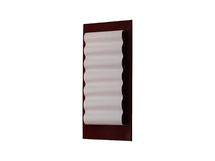 Violaine d'Harcourt Lighting Alu Brun L Lampada da Parete Frame