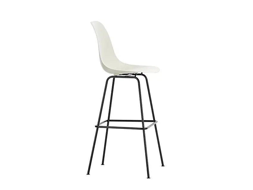 Vitra Eames Plastic Stool High RE - Sgabello Base Basic Dark