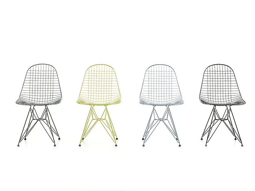 Vitra Wire Chair DKR Colours - Sedia