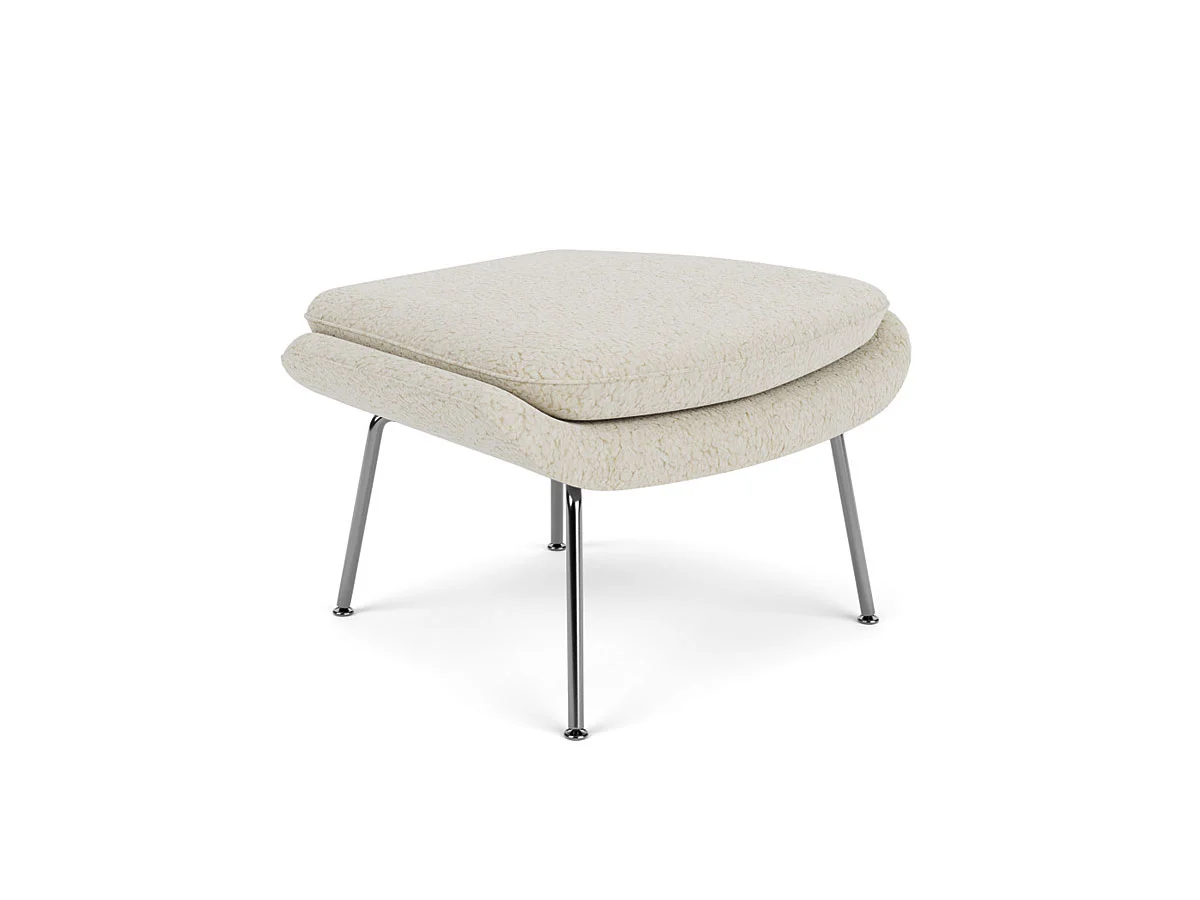 Knoll Womb Poggiapiedi Pouf - K24331 Cloud
