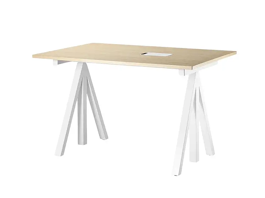 String Work Scrivania 120 - Frassino/Bianco