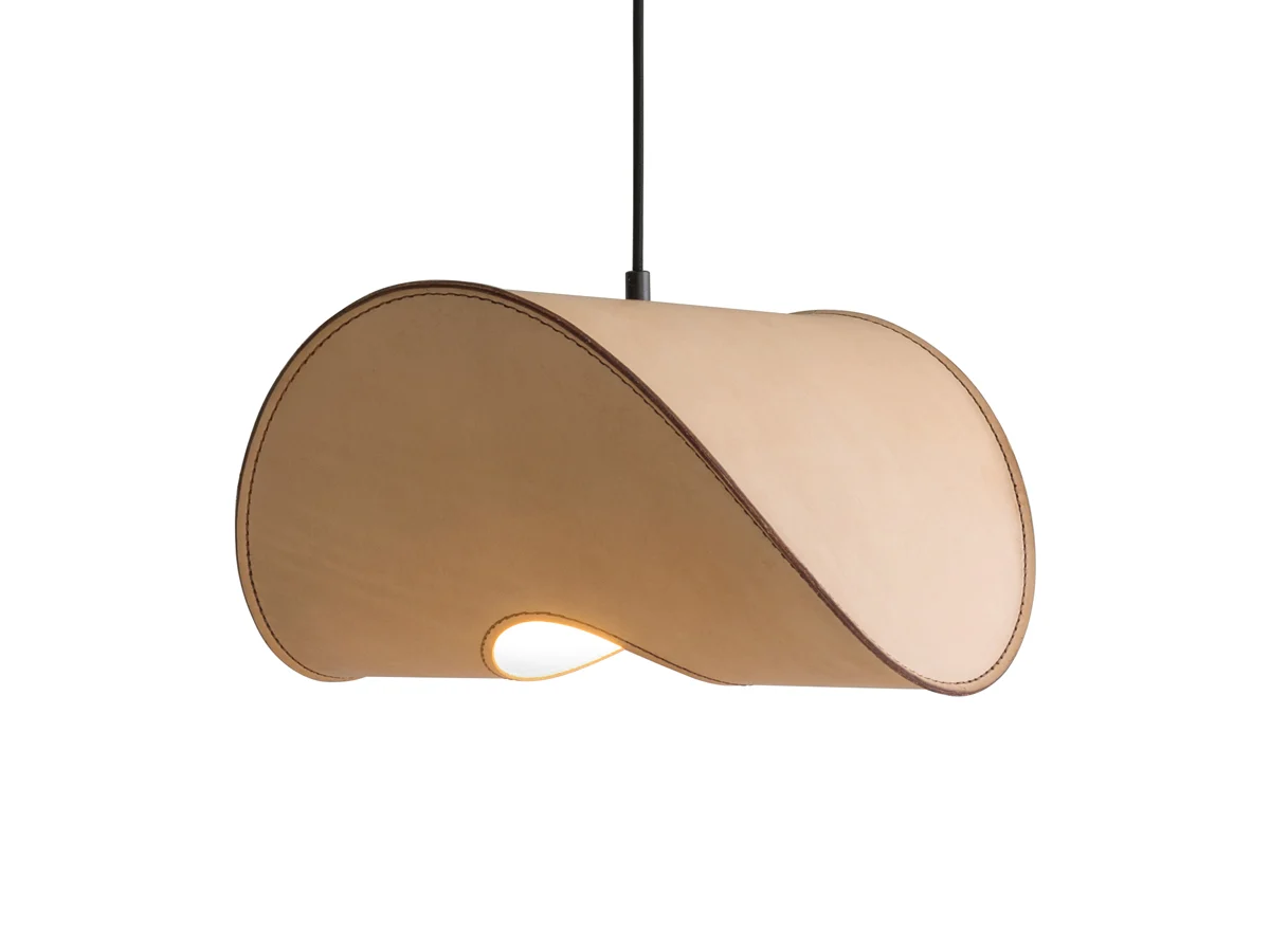 Uniqka Zero Lamp Leather - Lampada a Sospensione Grande